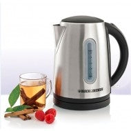 Daewoo DEK1237 Stainless Steel 1.7 liter Cordless Jug Kettle 220 v 240 volt  50 hz