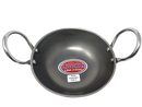 TABAKH Lucky Iron Kadai Flat Bottom