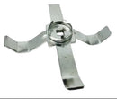 Metallic blade on a white background