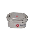 TABAKH Square Stainless Steel Food Pack / Lunch Box Size