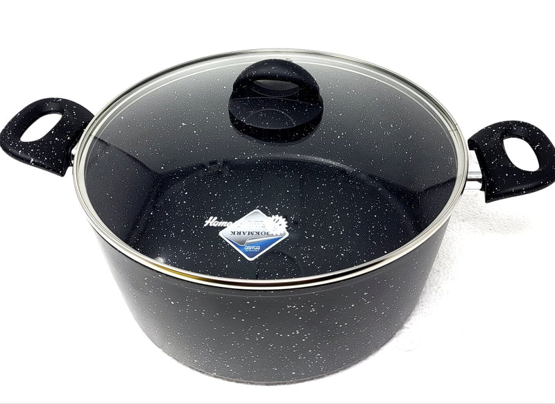 Tabakh 7.5QT Marble Non-Stick Forged Sauce Pot
