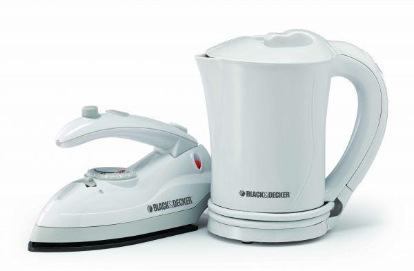 Black and Decker TK200 Travel Kettle and Iron 110-220 Volts