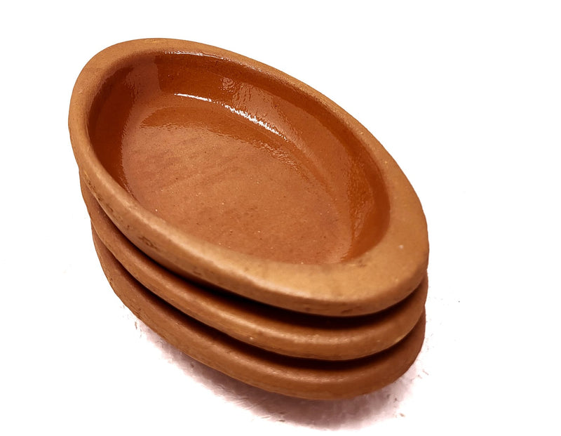Tabakh Tiny Oval Platter Bowl – 3 Pcs Set -Store Pickup Only