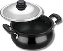 Vinod Black Pearl Hard Anodised Handi with Lid 5.0 Liters Medium