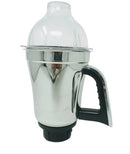 Preethi Steele Stainless Steel Large Mixer Jar - 1.5 Liters with Dome Lid