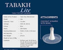 TABAKH Lite 1.5 Liter Stone Wet Grinder with Coconut Scraper, 110V - Open Box