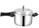 Vinod Platinum Triply Stainless Steel Pressure Cooker Outer Lid - 5 Litre | SAS Bottom Cooker | Induction and Gas Base Cooker | ISI and CE certified