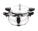Vinod Magic Stainless Steel Smart 3 in 1 Pressure Cooker 3.5 Litre | 5mm Thick Base | All in One Cooker with Strainer & Glass Lid | Induction and Gas Base | ISI certified