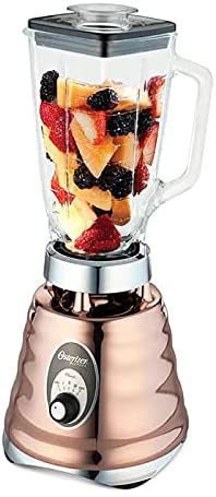 Oster 4128 Copper 3-Speed Chrome Retro Blender with 5-Cup Glass Jar, 220-volt (Not for USA - European Cord)