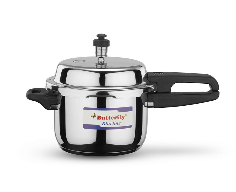 Butterfly BL-3L Blue Line Stainless Steel Pressure Cooker, 3-Liter