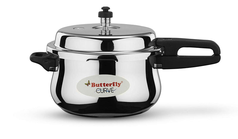 Butterfly Stainless Steel 5.5-Liter Curve Pressure Cooker