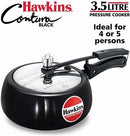 Hawkins CB35 Hard Anodised Pressure Cooker, 3.5-Liter, Contura Black