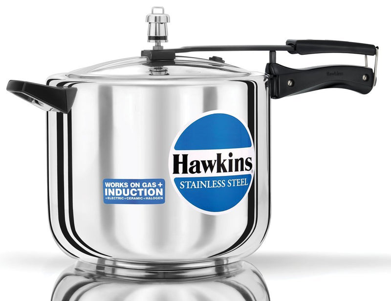 Hawkins Stainless Steel 10 Liter Pressure Cooker 10 Litre