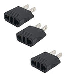 Ckitze US European to American Outlet Plug Adapter