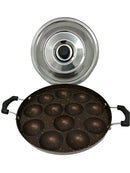 Vinod AppamPatra Paniyaram Non Stick Pan with Steel Lid