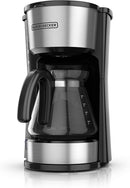 BLACK+DECKER CM0755S-CL 4-in-1 5 Cup Coffee Maker, 220V (Not for USA-European Cord)