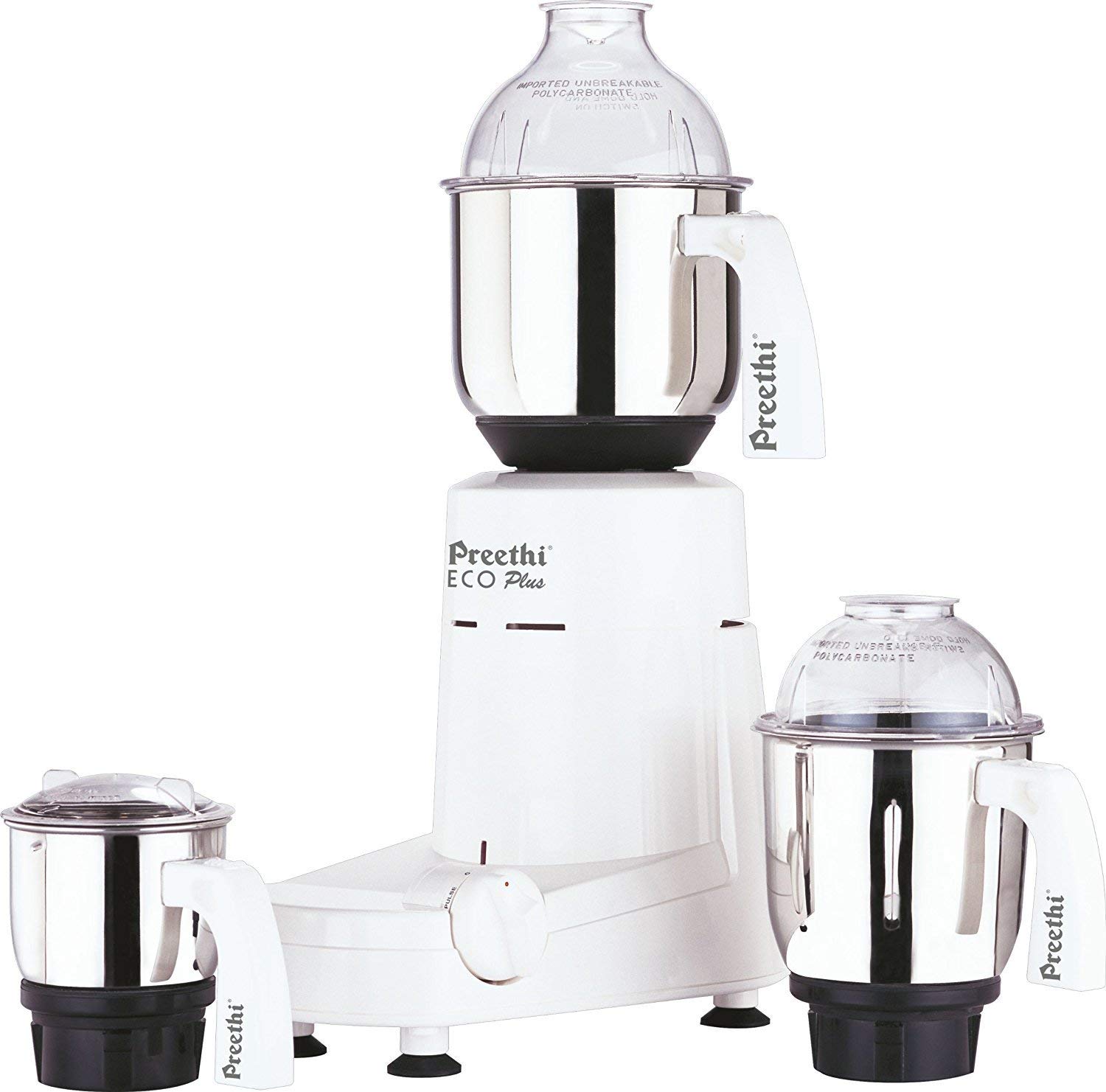  Preethi Eco Twin Jar Mixer Grinder, 550-Watt: Electric Food  Grinders: Home & Kitchen