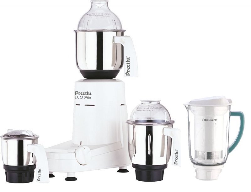 Preethi Eco Plus Mixer Grinder with Super Extractor 110V