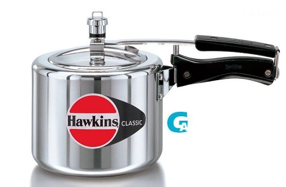 Hawkins 3 Liter Classic Aluminum Pressure Cooker 3 Litre
