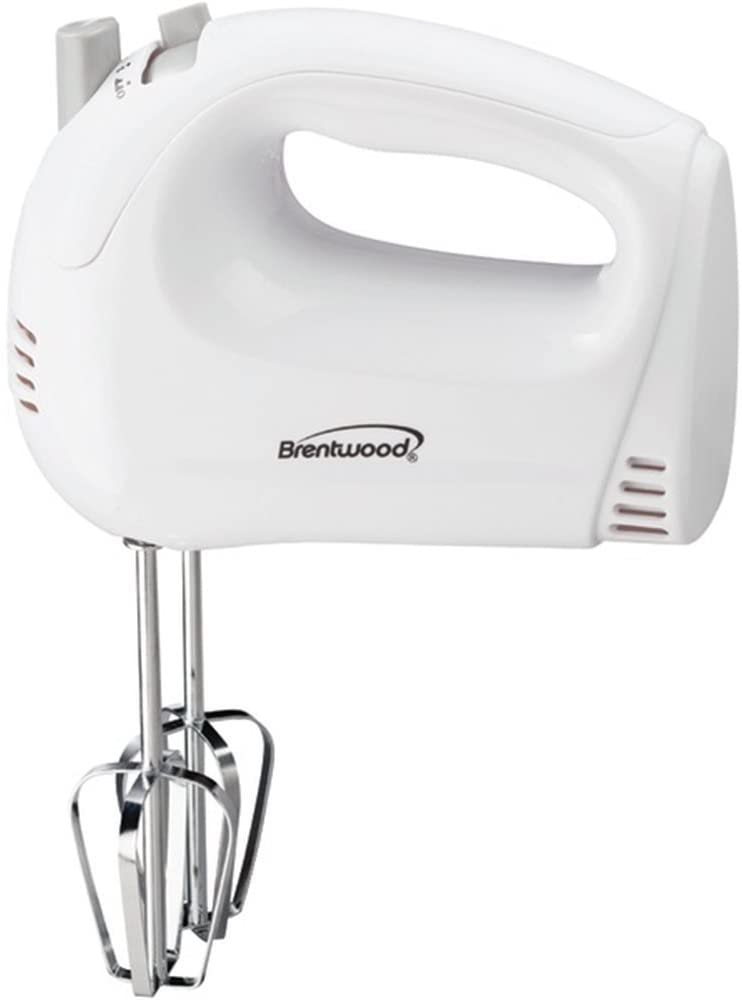Brentwood HM-45 Hand Mixer 5-Speed 150W White
