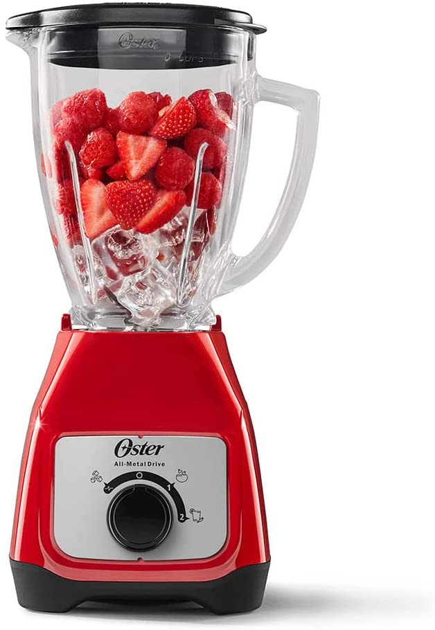 Oster BLSTKAG Blender with Glass Jar and Knob Control, 220V (Not for USA - European Cord)