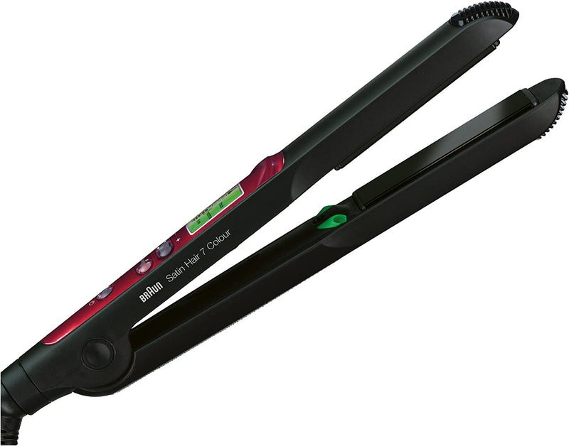Braun Satin Hair 7 ST750 Hair Straightener With Color Saver And IONTEC Technology 220v