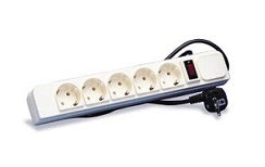 Seven Star Surge Protector for Europe / Asia / Africa 220V