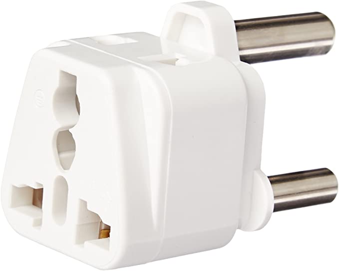 CKITZE BA-10LA Grounded Universal 2 in 1 Plug Adapter Type M for South Africa & more - CE Certified