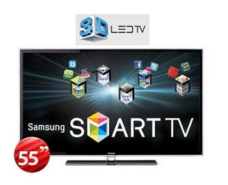Samsung UA-55D6600 55'' Multi-System Full HD 1080p 3D LED TV