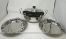 Vinod Stainless Steel Multi Kadai, Idli Cooker, Dhokla Maker, Induction Friendly (Sandwich Bottom)