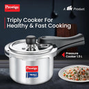 Prestige Svachh Triply Stainless Steel Pressure Cooker 1.5 Liter