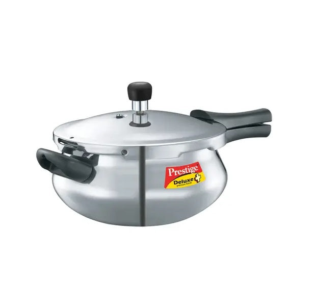 Prestige Deluxe Plus 5 Liter Aluminum Junior Pressure Handi  Induction Base