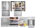Mabe MFO26JSPFFS Refrigerator 26 cu. ft. Stainless Steel French Door Refrigerator 220V-240V 50-60Hz