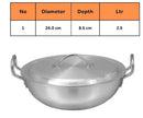 TABAKH Sonex Round Karahi Pot