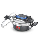 Prestige Svachh Flip-on 3 Litre Hard Anodised Pressure Cooker with Glass Lid