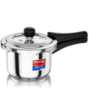 Prestige Svachh Popular Spillage Control Stainless Steel Pressure Cooker 1.5L, (Silver) | Gas and Induction Compatible