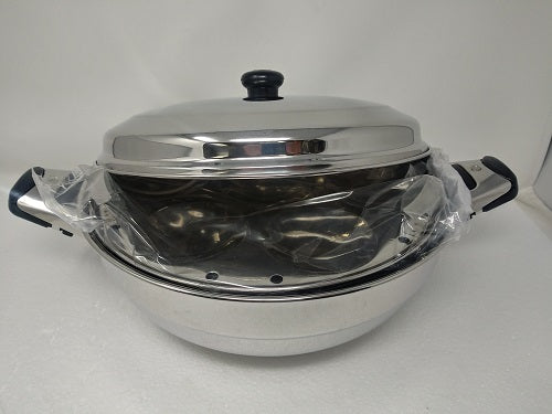 Tabakh Stainless Steel Multi Kadai Induction Friendly- Open Box Store Pickup Only