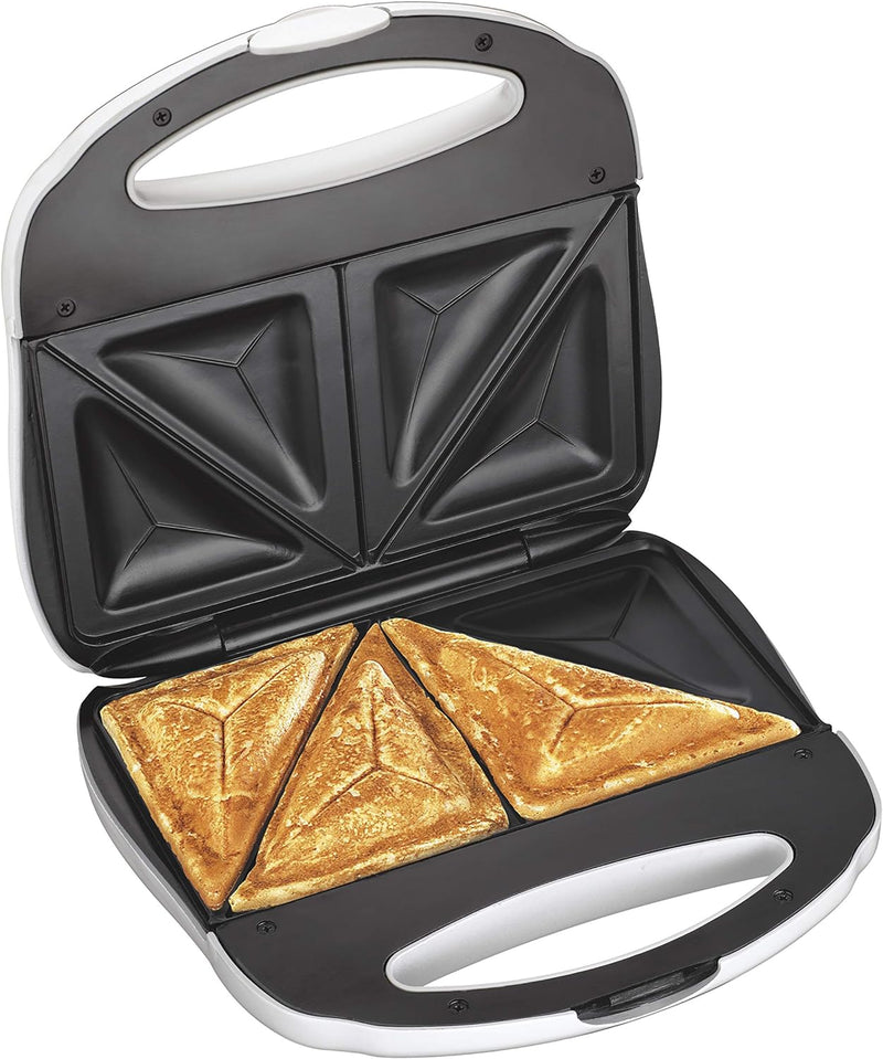 Proctor Silex Sandwich Toaster, Omelet And Turnover Maker, White