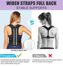 Back Brace Posture Corrector for Women and Men Back Lumbar Support Shoulder Posture Support for Improve Posture Provide and Back Pain Relief Large Size