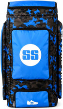 SS Blue Duffle Cricket Kit Bag, Backpack (Blue Camo)