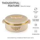 CELLO Exotic Insulated Roti Casserole Hot Pot Case 2500ml | Food Grade Inner Steel, Double Wall Insulated, Keeps Fresh for Long Hours | Ideal For Roti, Rice & Biryani