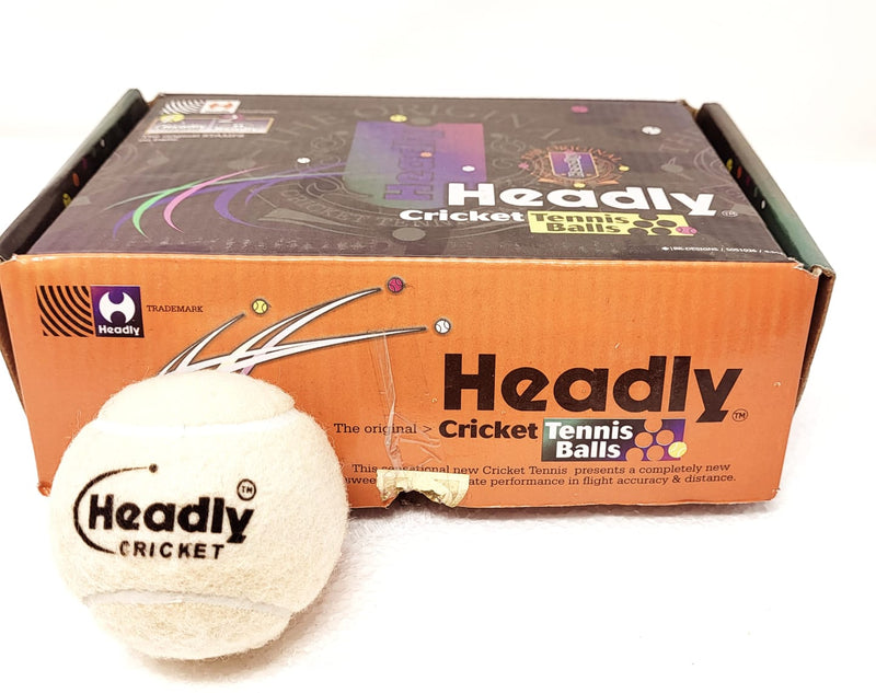 Headley Cricket Tennis Balls White (Pack of 6)