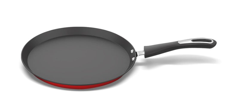 ‎Preethi Dura Collection Non Stick Tawa, 26 cm, Gas & Induction Compatible, 5 Star Non Stick Effect, Chilly Red