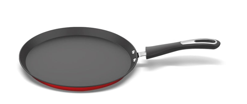 ‎Preethi Dura Collection Non Stick Tawa, 28 cm, Gas & Induction Compatible, 5 Star Non Stick Effect, Chilly Red