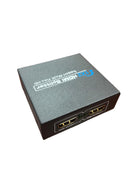 Ckitze BG-521 1x2 2 Ports Power HDMI Splitter Version 1.4 Certified Full Ultra HD 4K/2K 1080p and 3D Resolution