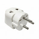 A white 2 in 1 plug adapter with a 'Type H' connector, designed for use in Israel and Palestine.