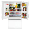 Frigidaire FRFND26EUW French Door Refrigerator, 26 Cu.ft. 220-240V 50Hz, 3 Door Bottom Mount Freezer