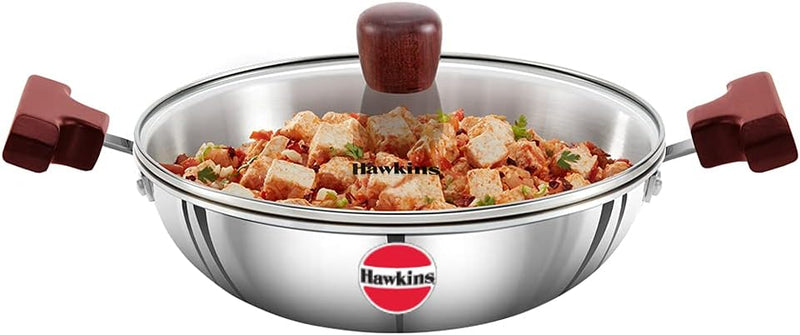 Hawkins triply discount stainless steel kadai