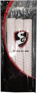 SG White Hexa Cricket bat Grip Pack of 3