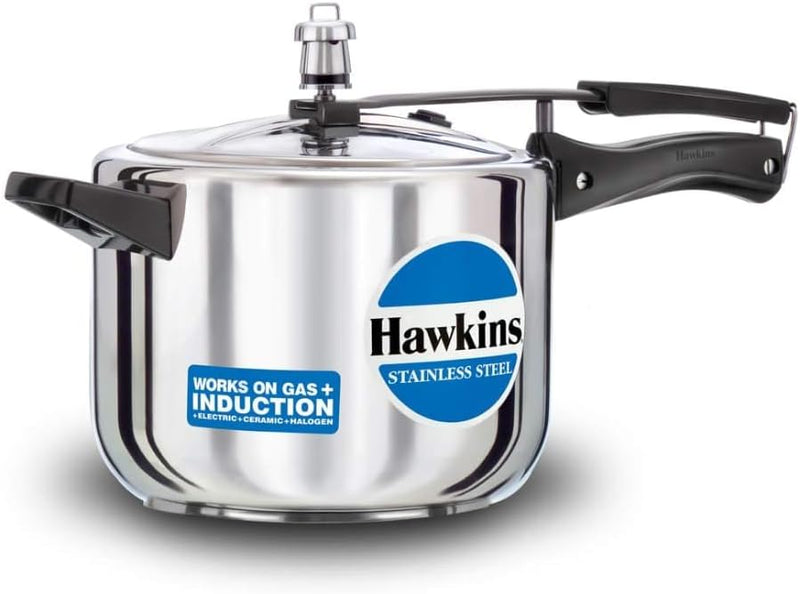 Hawkins HSS50 Stainless Steel Pressure Cooker  5 Liter